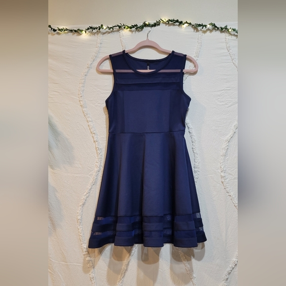 Lulus Dresses & Skirts - LULU'S blue skater dress size medium